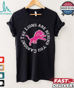Detroit Lions Behind You Carson The Lions Logo T Shirt