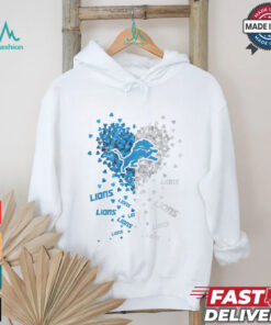 Detroit Lions Heart Shirt