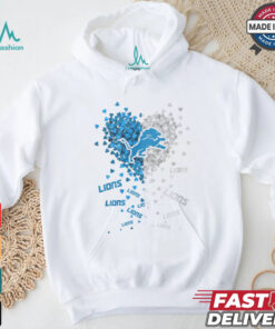 Detroit Lions Heart Shirt
