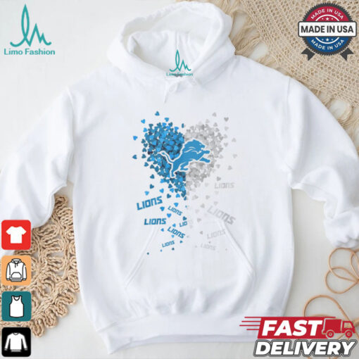 Detroit Lions Heart Shirt
