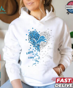 Detroit Lions Heart Shirt