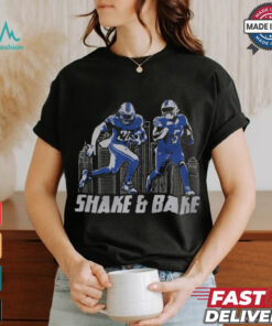 Detroit Lions Jahmyr Gibbs David Montgomery Shake & Bake T Shirt