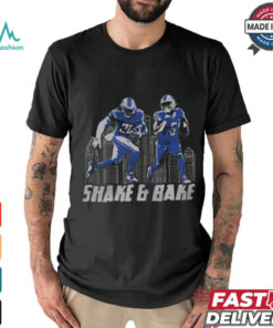 Detroit Lions Jahmyr Gibbs David Montgomery Shake & Bake T Shirt