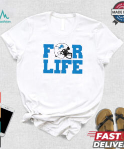 Detroit Lions NFL football for life helmet logo 2024 shirt