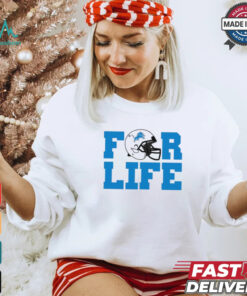 Detroit Lions NFL football for life helmet logo 2024 shirt