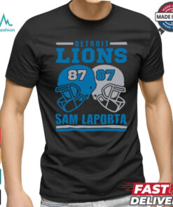 Detroit Lions Sam Laporta 87 American Football Retro T Shirt