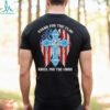 Green Bay Packers Stand For God Kneel For The People USA Flag T shirt