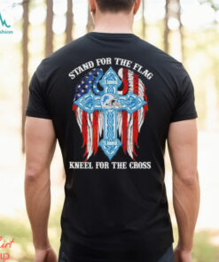 Detroit Lions Stand For The Flag Kneel For The Cross 2024 T shirt