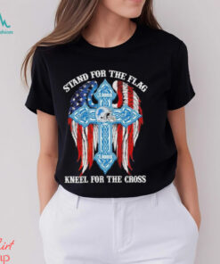 Detroit Lions Stand For The Flag Kneel For The Cross 2024 T shirt