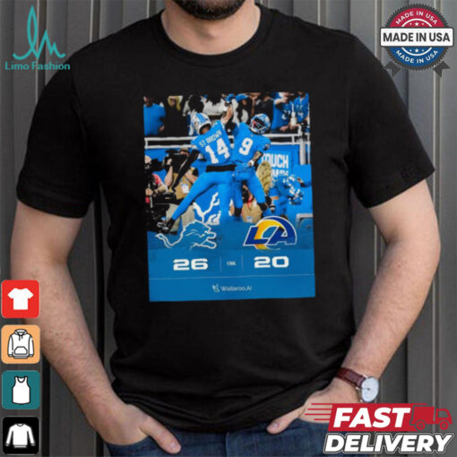 Detroit Lions Win 26 20 Arizona Cardinals 2024 Battle NFL Week 3 Shirt