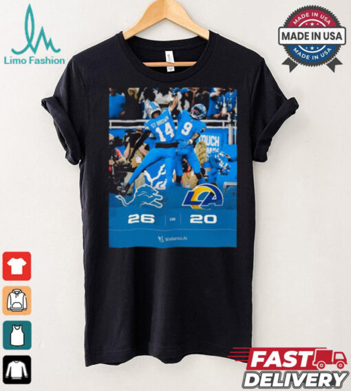 Detroit Lions Win 26 20 Arizona Cardinals 2024 Battle NFL Week 3 Shirt