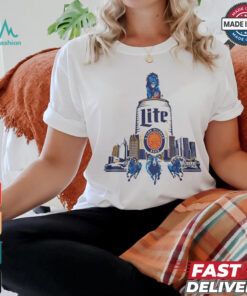 Detroit Lions vs Los Angeles Rams lite a fine pilsner beer shirt
