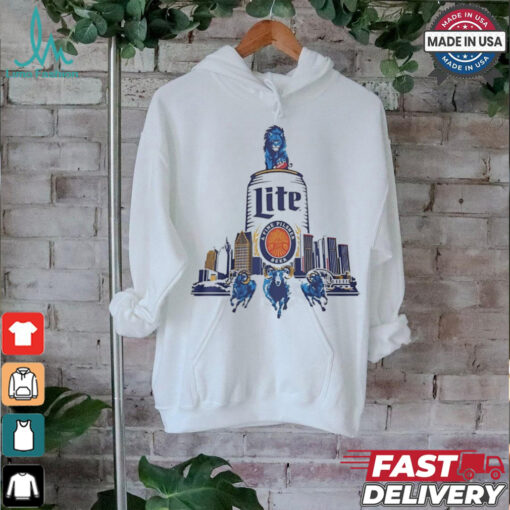 Detroit Lions vs Los Angeles Rams lite a fine pilsner beer shirt