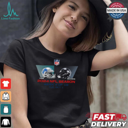 Detroit Lions vs Seattle Seahawks NFL season week 4 2024 shirt