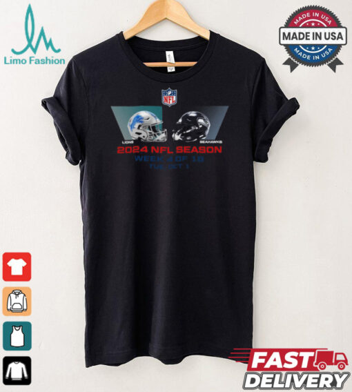 Detroit Lions vs Seattle Seahawks NFL season week 4 2024 shirt