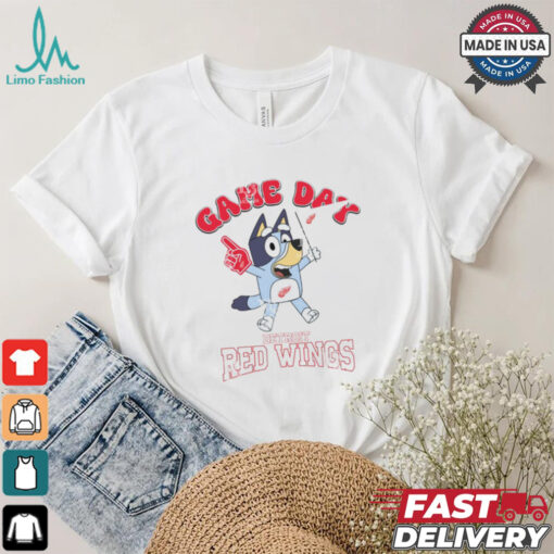 Detroit Red Wings Bluey Game Day shirt