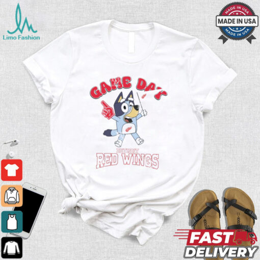 Detroit Red Wings Bluey Game Day shirt