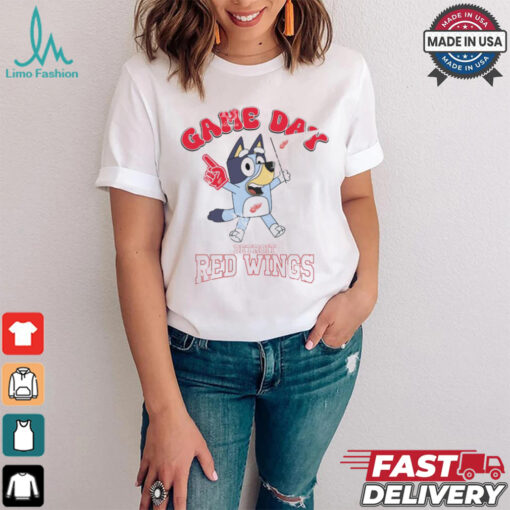 Detroit Red Wings Bluey Game Day shirt