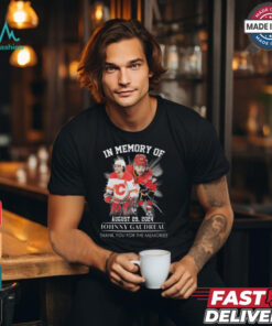 Detroit Sports Team Tigers Lions Red Wings Pistons Thank You For The Memories Signature T shirt