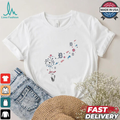 Detroit Sports Teams Floral Dandelion Shirt