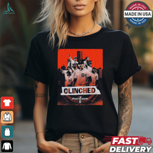 Detroit Tigers Clinched 2024 MLB Postseason T Shirt