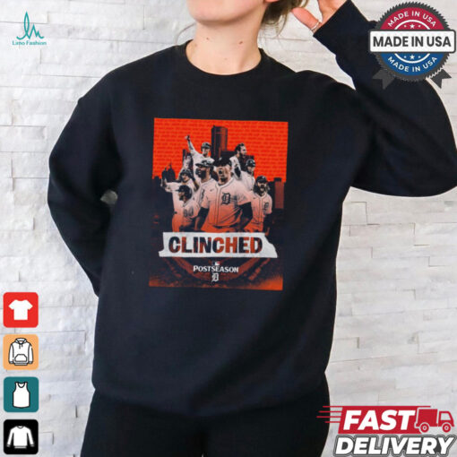 Detroit Tigers Clinched 2024 MLB Postseason T Shirt