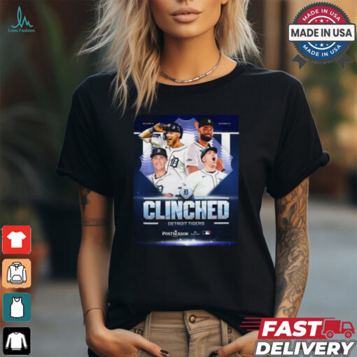 Detroit Tigers Those Gritty Tigs 2024 MLB Postseason Clinched shirt