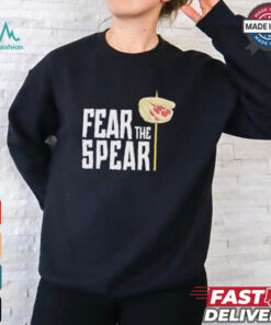 Detroit Tigers Tyler Holton wearing Fear the spear shirt