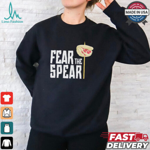 Detroit Tigers Tyler Holton wearing Fear the spear shirt