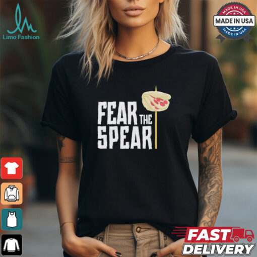 Detroit Tigers Tyler Holton wearing Fear the spear shirt