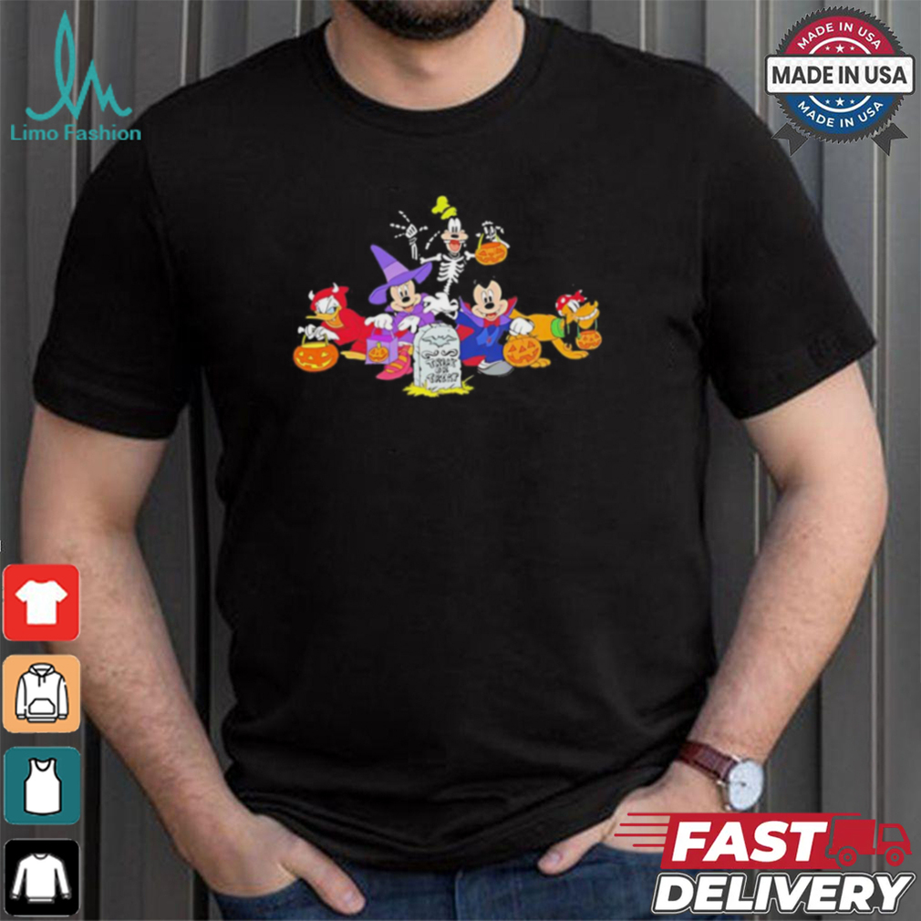 Disney Mickey and friends Halloween Trick or Treat shirt Disney Mickey and friends Halloween Trick or Treat shirt
