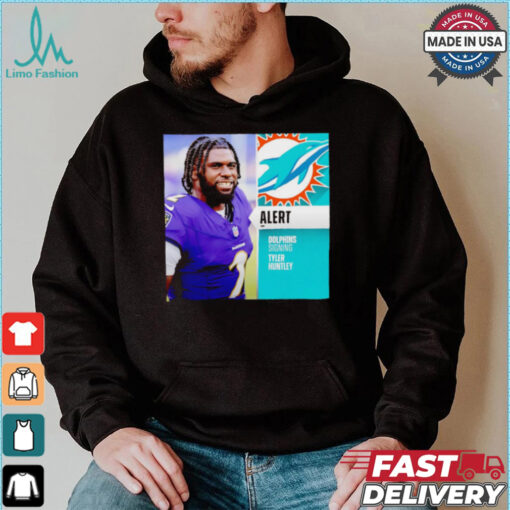 Dolphins signing Tyler Huntley shirt