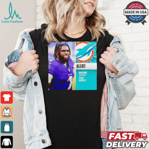 Dolphins signing Tyler Huntley shirt