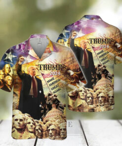 Donald Trump 2024 American Tropical Hawaiian Shirt