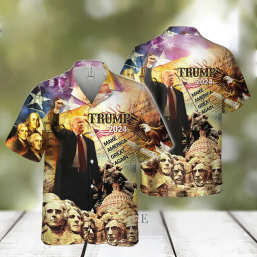 Donald Trump 2024 American Tropical Hawaiian Shirt