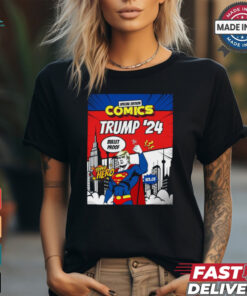Donald Trump ’24 Super Hero Bullet Proof Special Edition Comics Poster t shirt