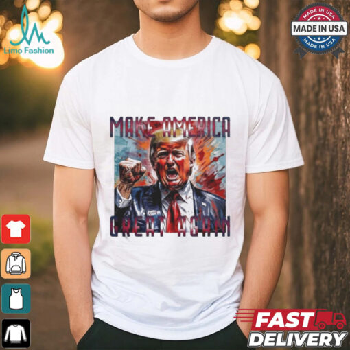 Donald Trump Make America Great Again Trump Watercolor Shirt