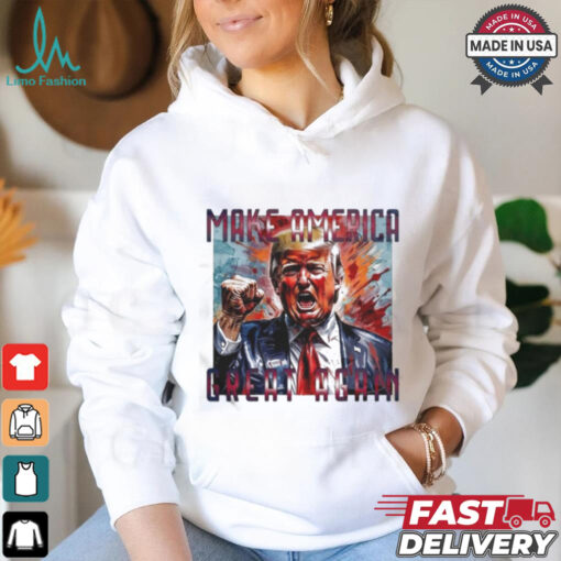Donald Trump Make America Great Again Trump Watercolor Shirt