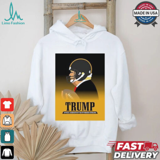 Donald Trump Official Candidate Of The Pittsburgh Steelers Iron Steel T Shirt