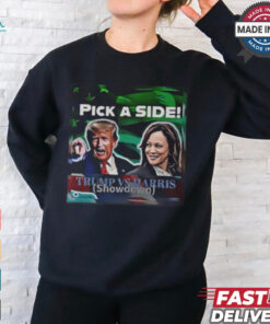 Donald Trump Vs Kamala Harris Showdown Pick A Side Poster t shirt