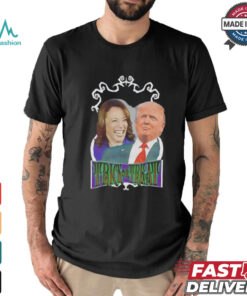 Donald Trump and Kamala Harris trick or treat Halloween shirt