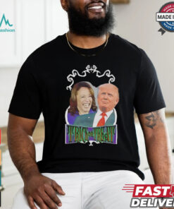 Donald Trump and Kamala Harris trick or treat Halloween shirt