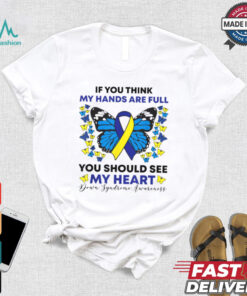 Down Syndrome Awareness Ribbon Butterfly Mom SPED Teacher T Shirt