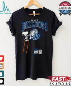 Drake Bulldogs Snoopy Painting Shirt