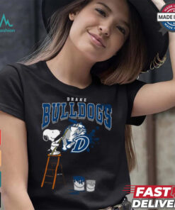 Drake Bulldogs Snoopy Painting Shirt