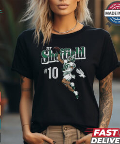 Dt Sheffield #10 North Texas Mean Green Graphic t shirt