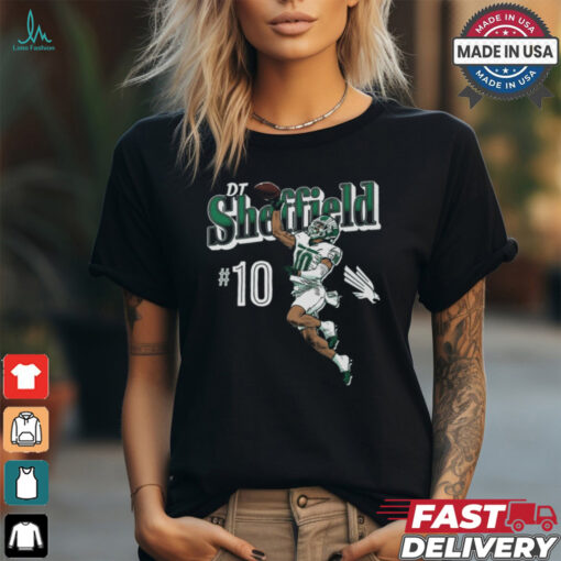 Dt Sheffield #10 North Texas Mean Green Graphic t shirt