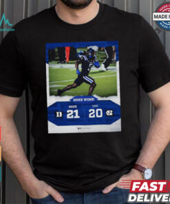 Duke Blue Devils Wins 21 20 UNC Football 2024 Game Day Final Score Shirt