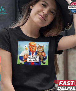 Dump Trump if you love your pets lovers shirt