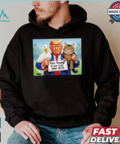 Dump Trump if you love your pets lovers shirt